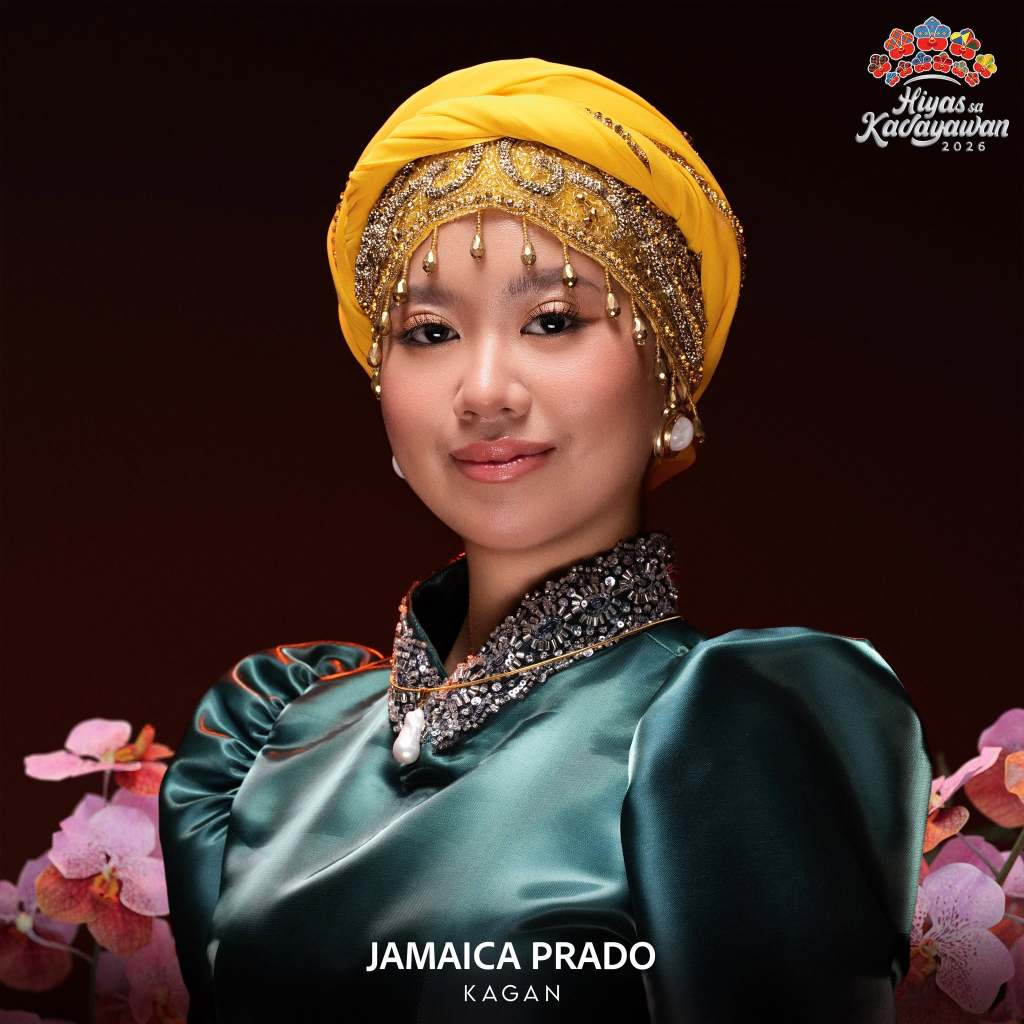 Jamaica Prado, Kagan
Hiyas sa Kadayawan 2026 Official Headshots, see: Hiyas sa Kadayawan Facebook page: https://www.facebook.com/share/p/18uZbtR8tV/