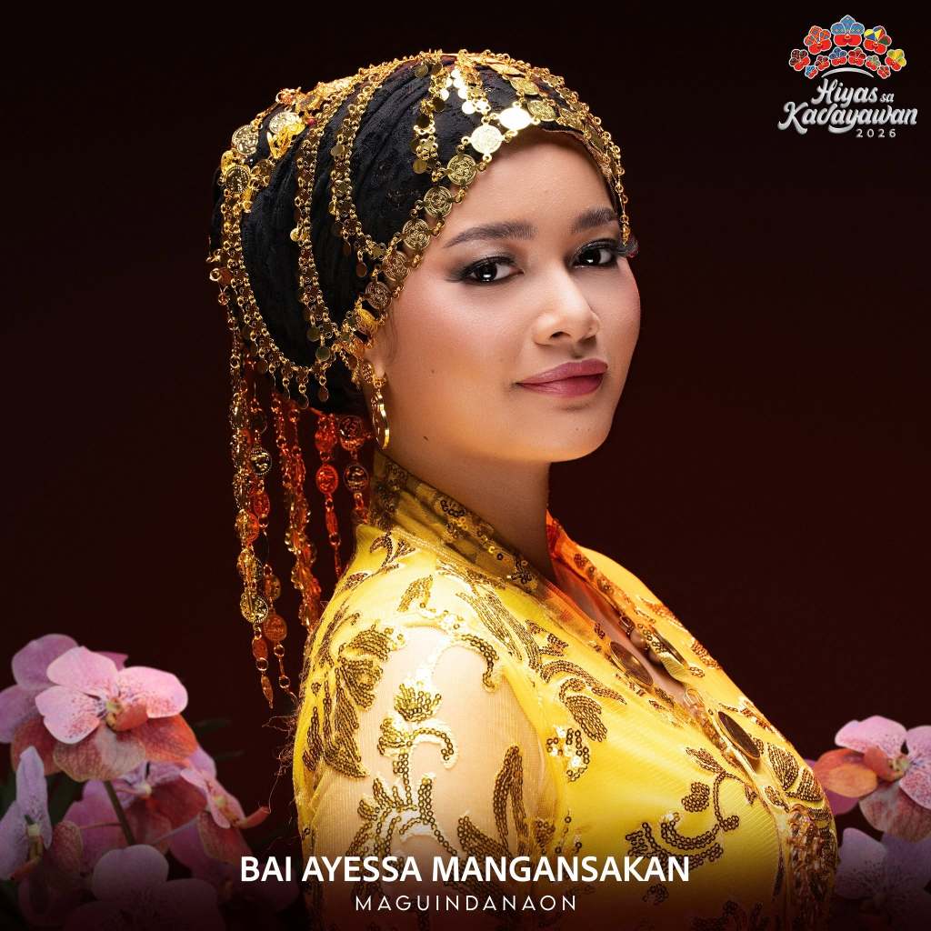 Bai Ayessa Mangansakan, Maguindanaon
Hiyas sa Kadayawan 2026 Official Headshots, see: Hiyas sa Kadayawan Facebook page: https://www.facebook.com/share/p/18uZbtR8tV/